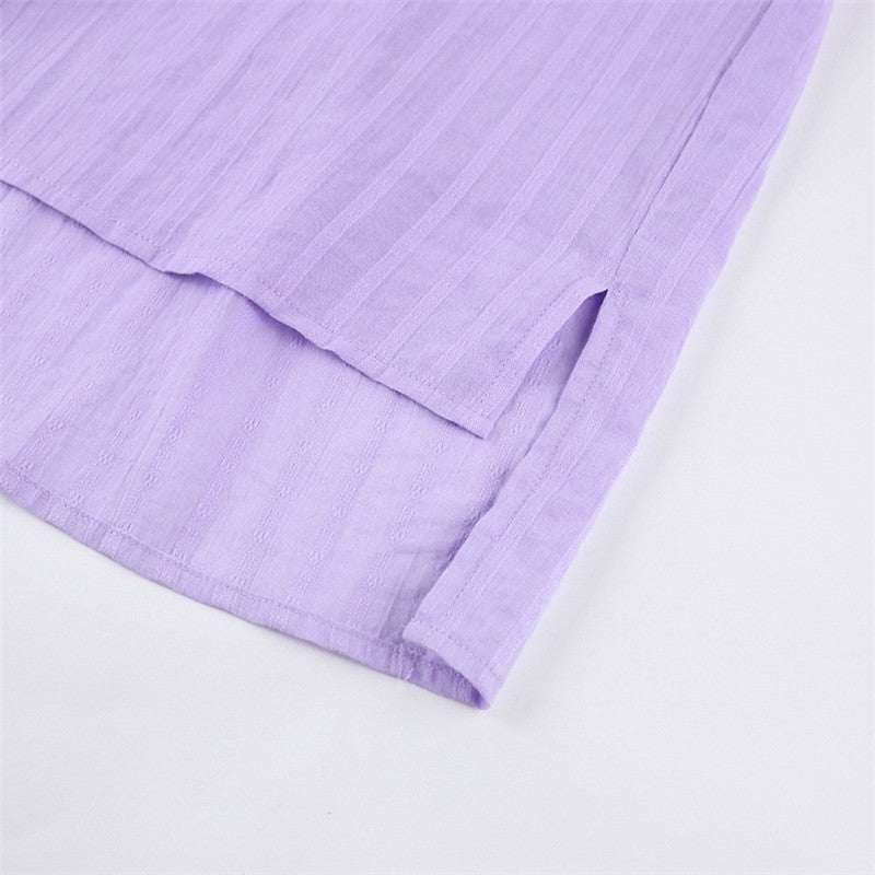 Women's Cotton Long Sleeve and Shorts Two-Piece Pajama Set