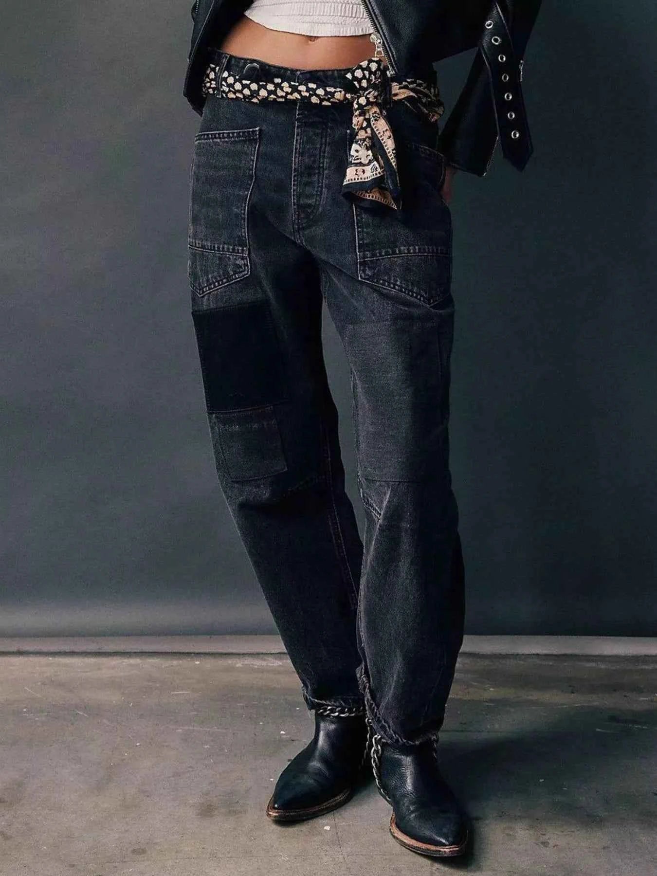 Washed Relaxed Fit Jeans