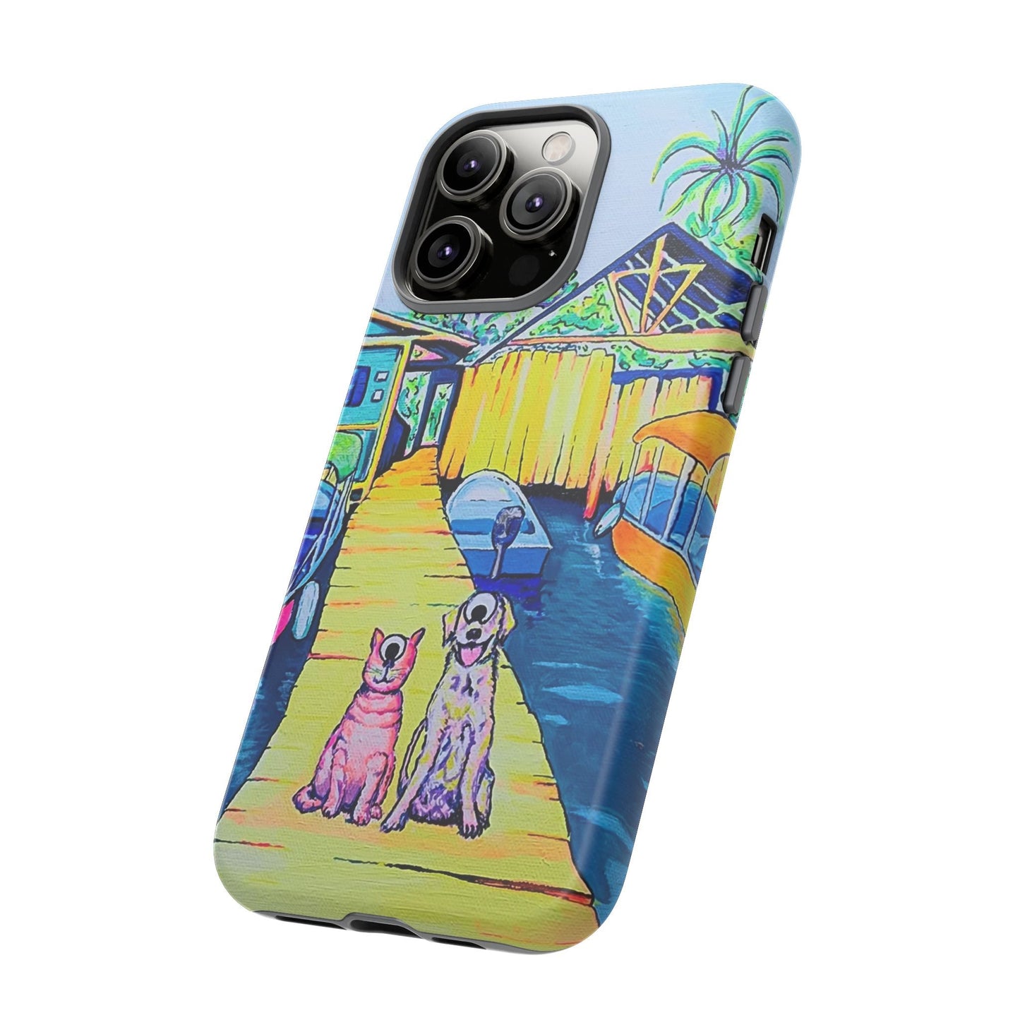Cyclops Cat and Dog in Bocas Tough Phone Case