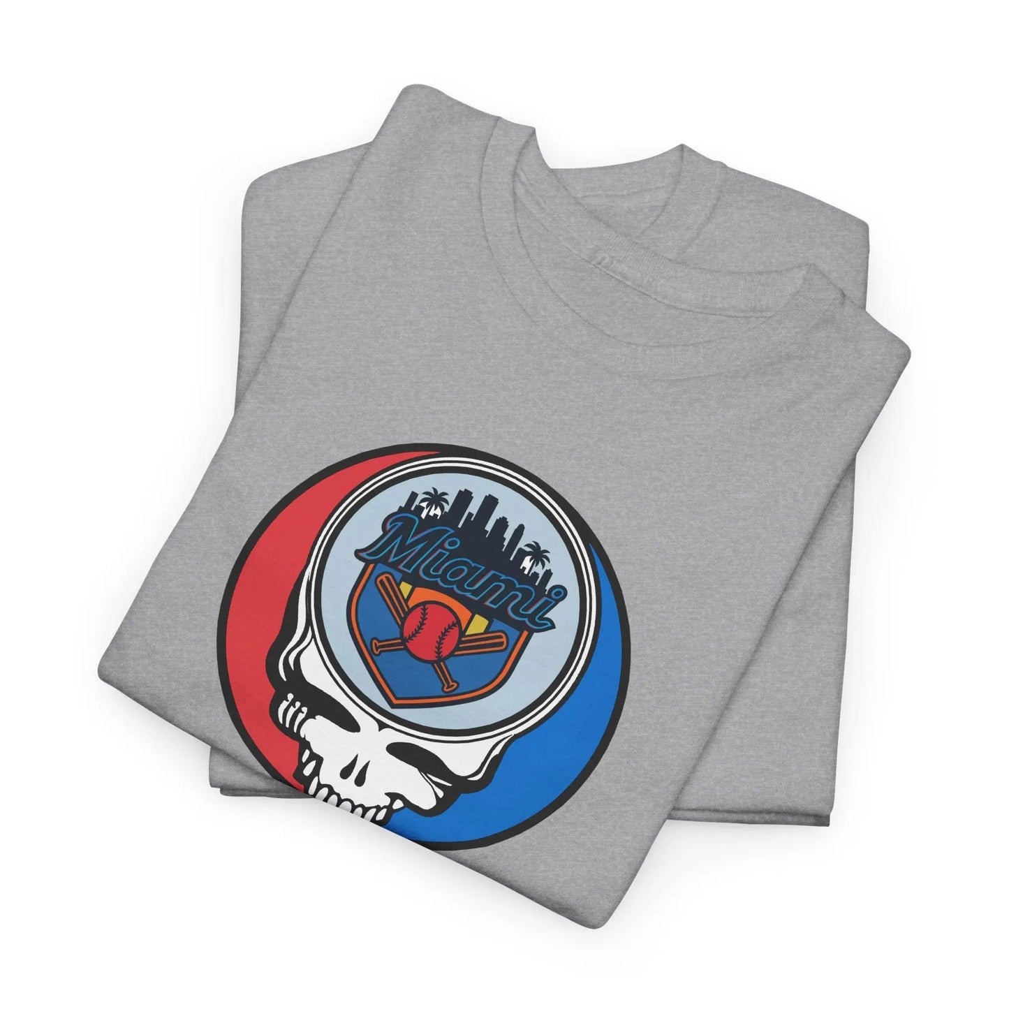 Miami Marlins Original Stealie Grateful Dead T-Shirt