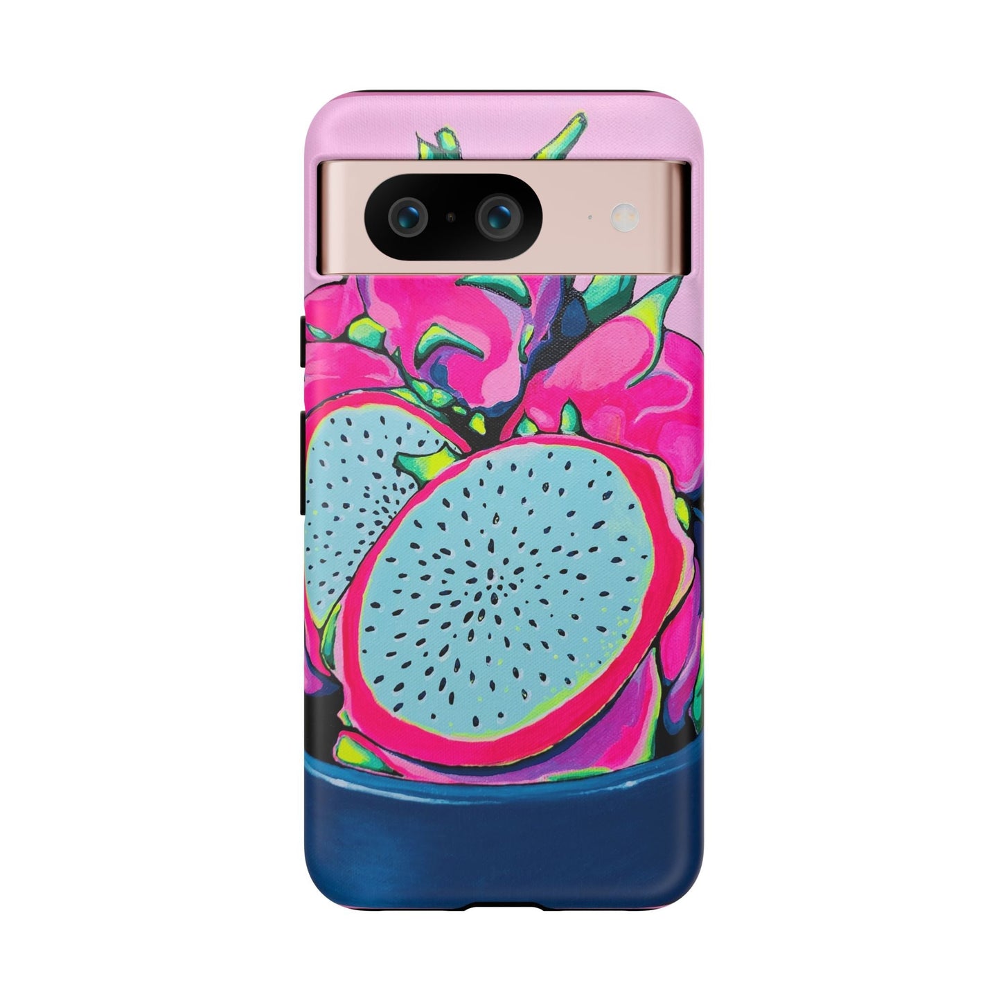 Neon Pink Dragon Fruit Tough Phone Case
