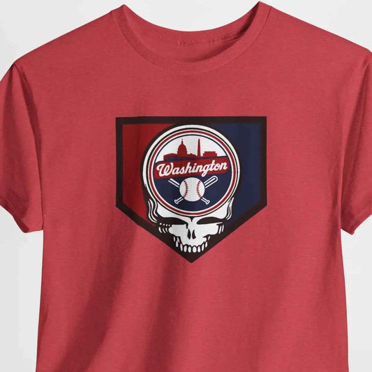 Washington Nationals Original Home Plate Edition Grateful Dead T-Shirt