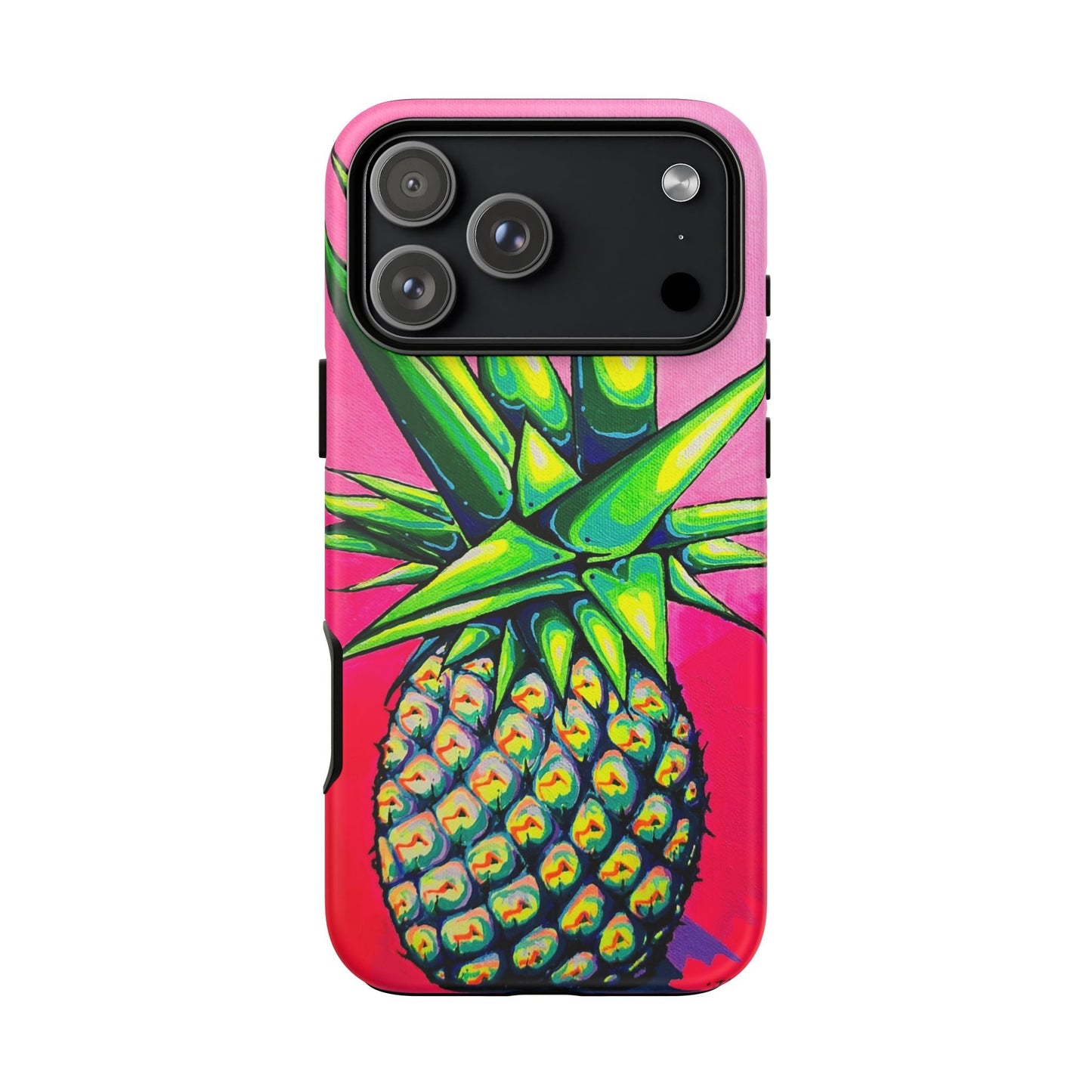 Neon Pineapple Tough Phone Case