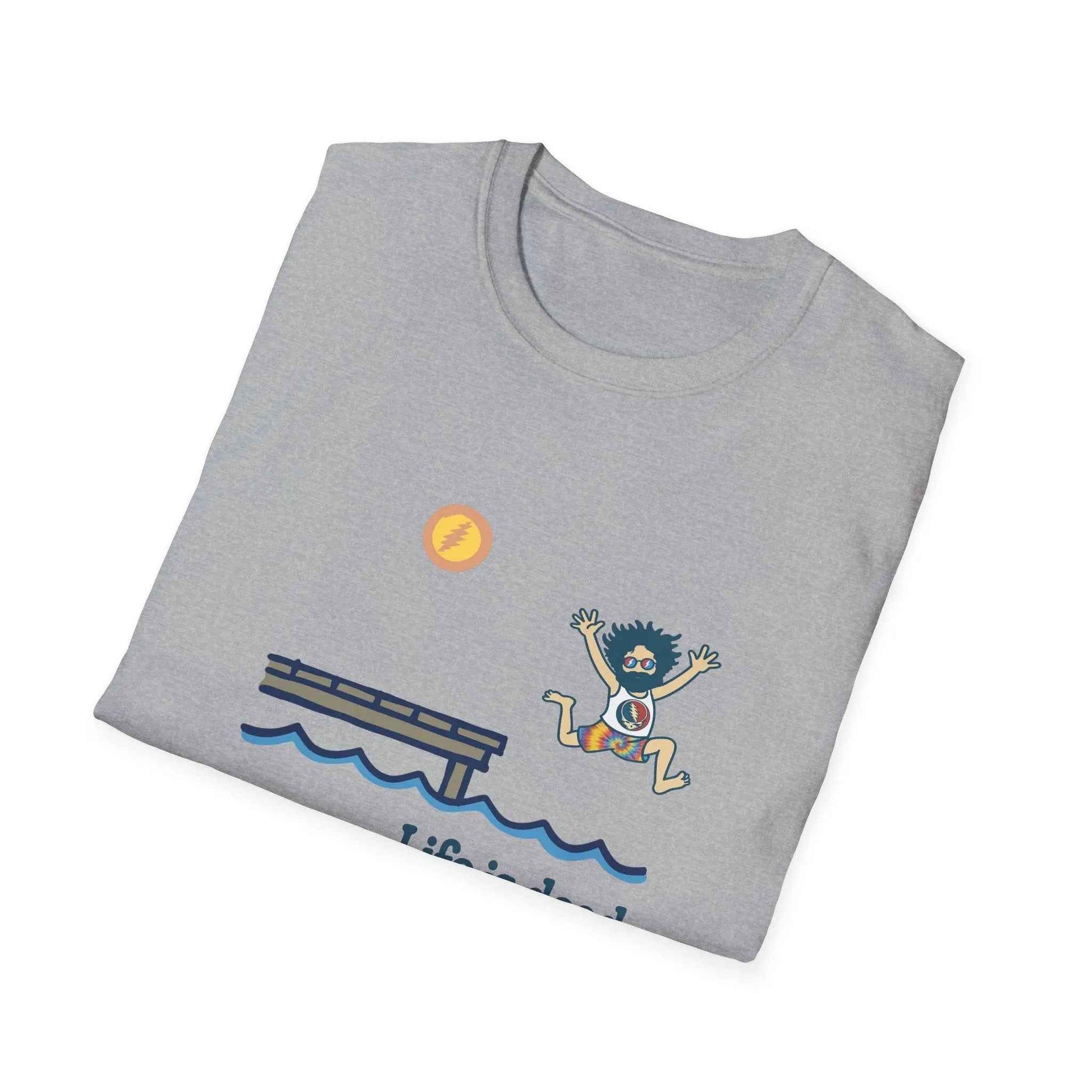 Life is dead.® Jerry's Playin' At the Lake Grateful Dead T-Shirt