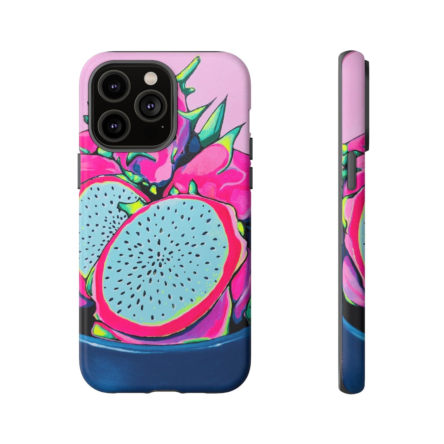 Neon Pink Dragon Fruit Tough Phone Case