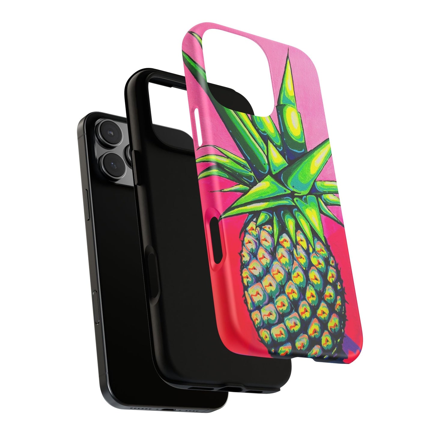 Neon Pineapple Tough Phone Case
