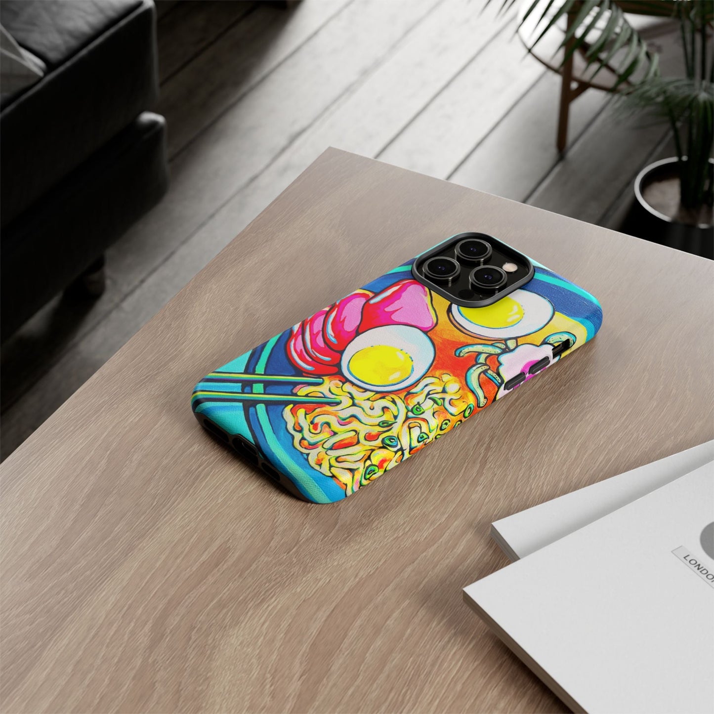 Neon Ramen Tough Phone Case