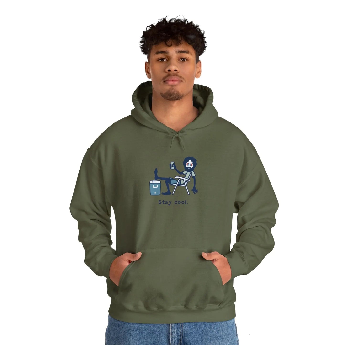 Life is dead.® Stay Cool Jerry Grateful Dead Hoodie