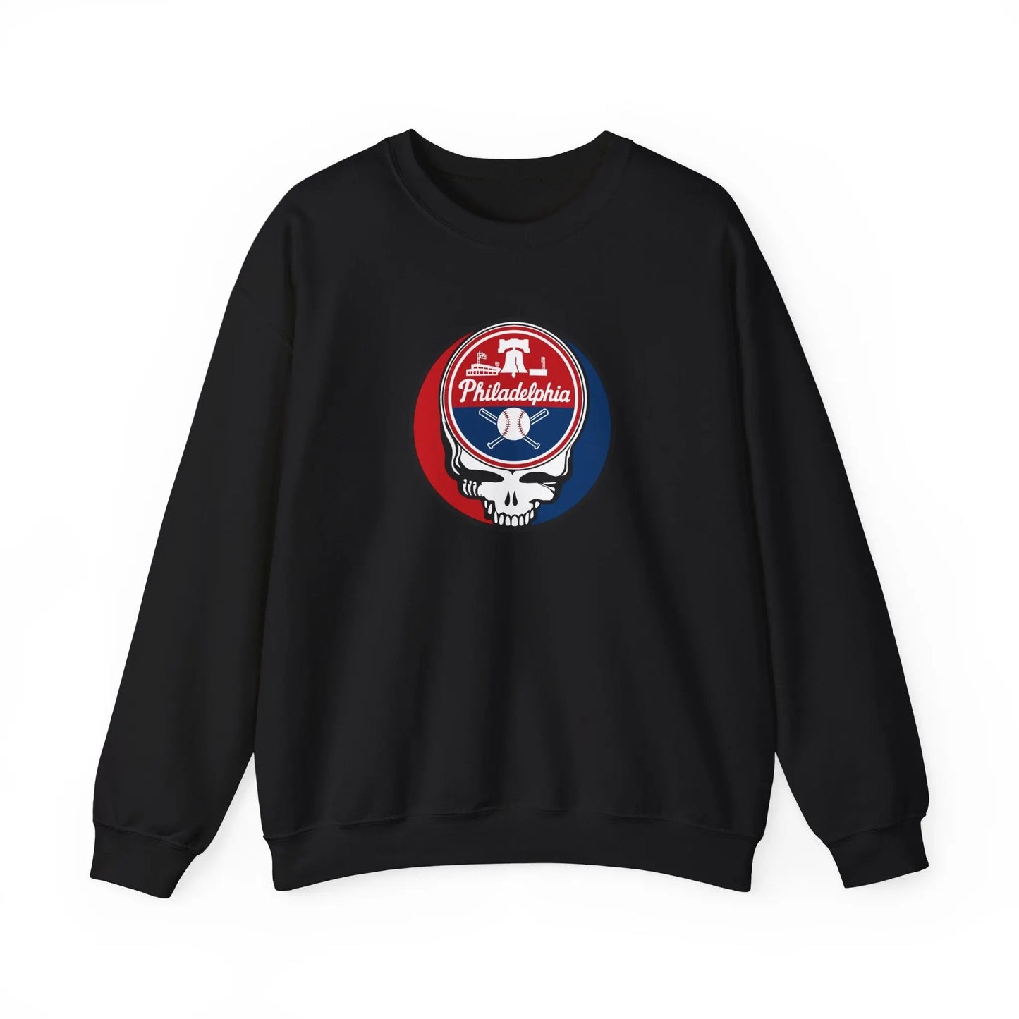 Philadelphia Phillies Original Stealie Grateful Dead Crewneck Grateful Dead Sweatshirt