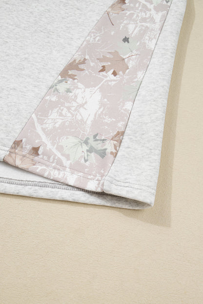 Olivia Patchwork Zipped Collar Pullover