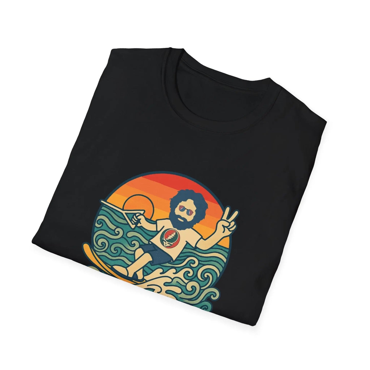 Jerry's Ridin' The Wake Life is dead.® Grateful Dead T-Shirt