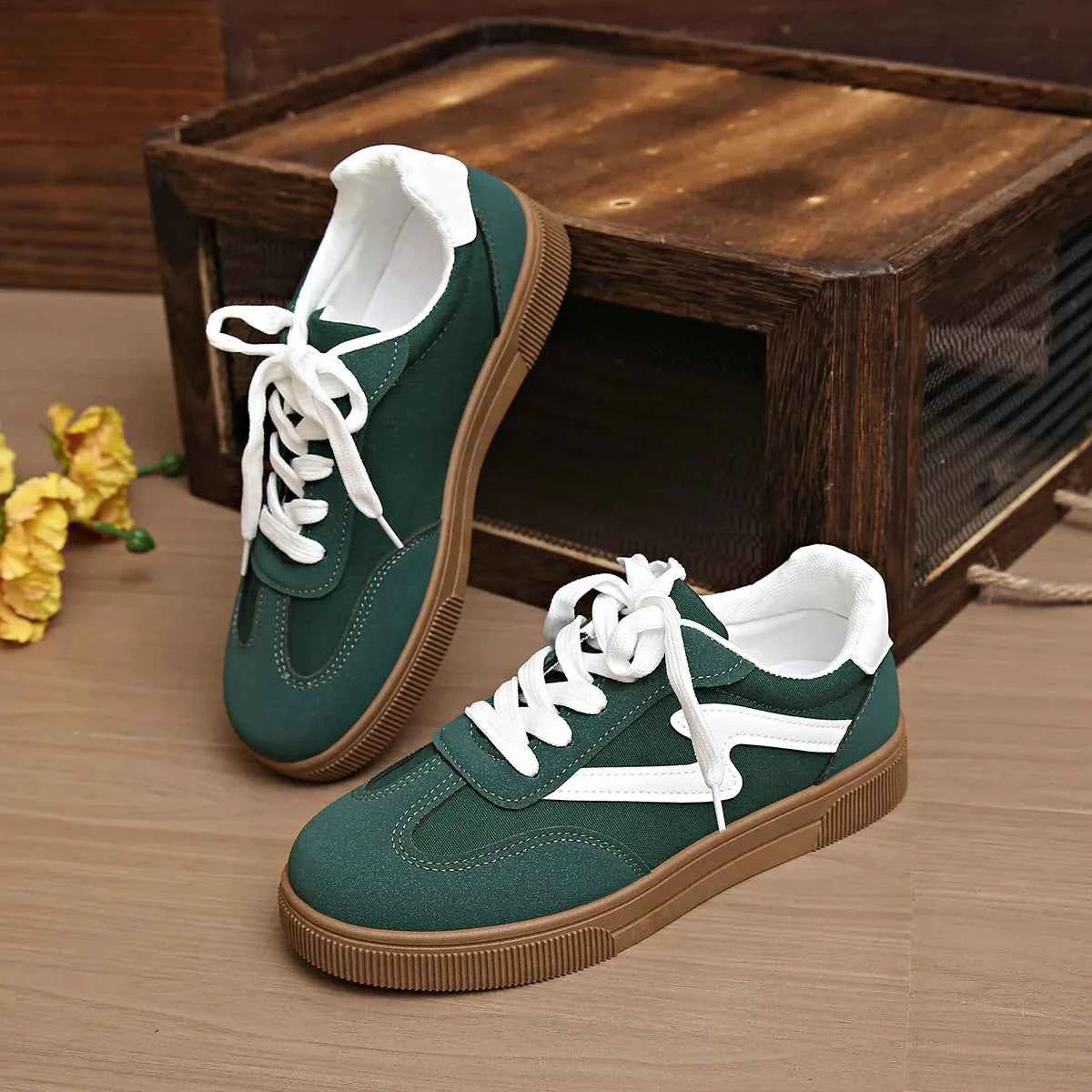Lace Up Platform Sneakers