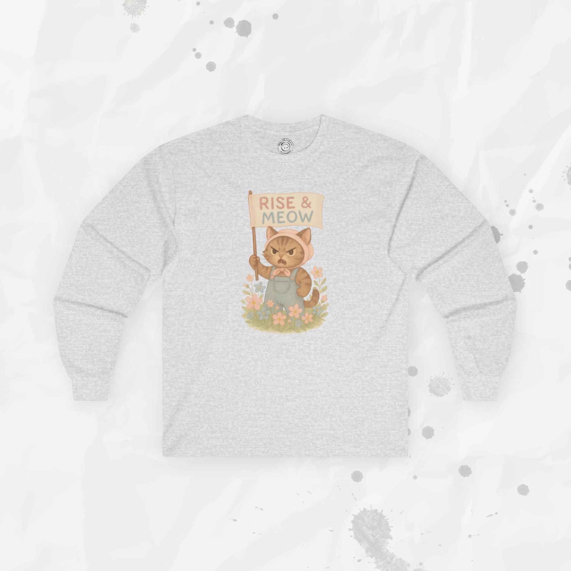 Rise & Meow - Long Sleeve T-Shirt