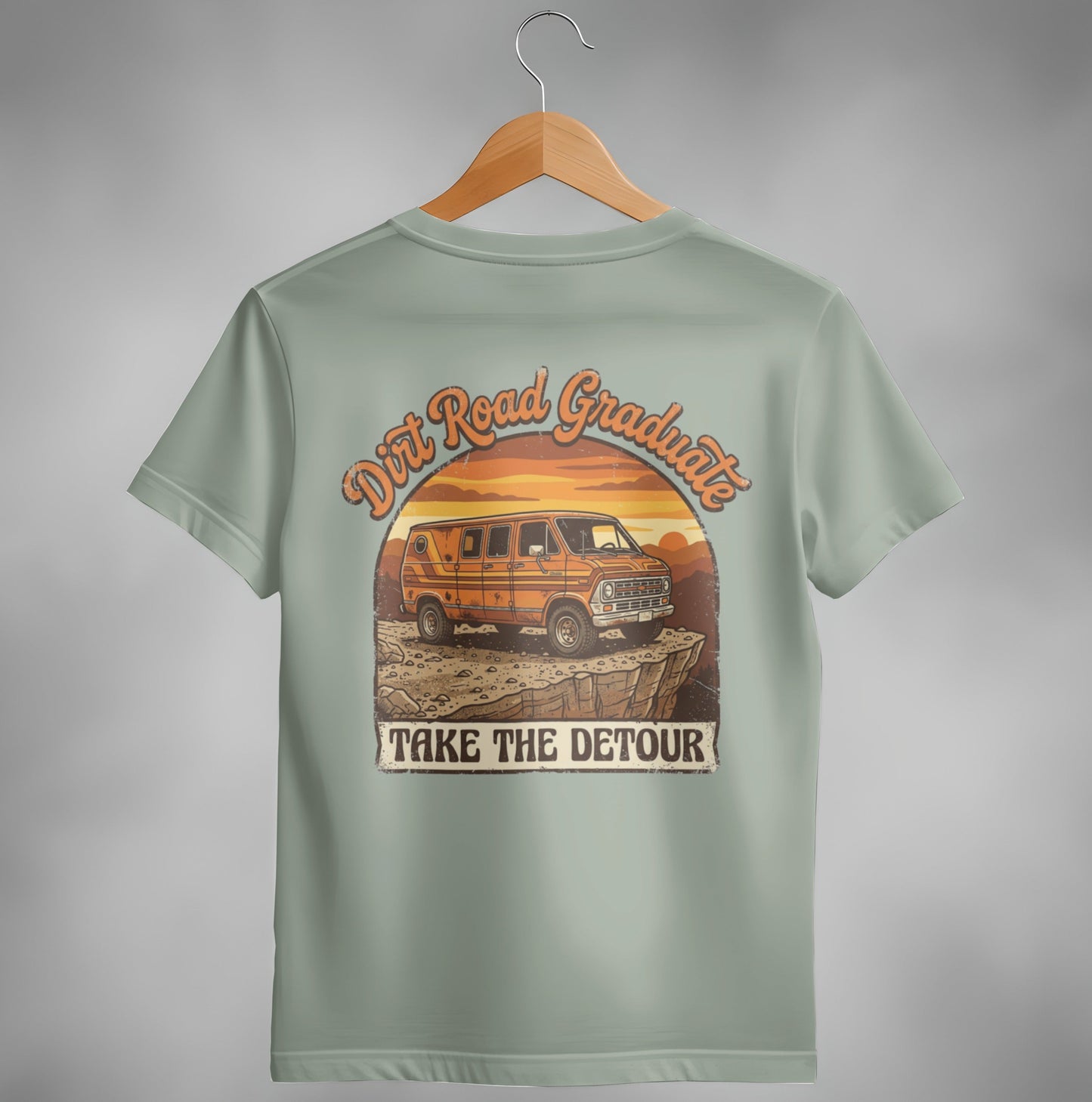 Dirt Road Graduate Vintage Van Life T-Shirt