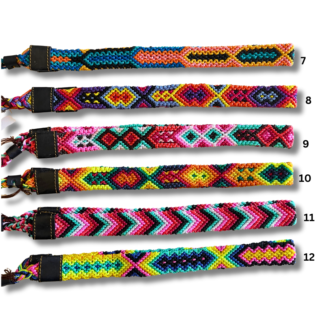 Woven Friendship Adjustable Hat Band - Mexico