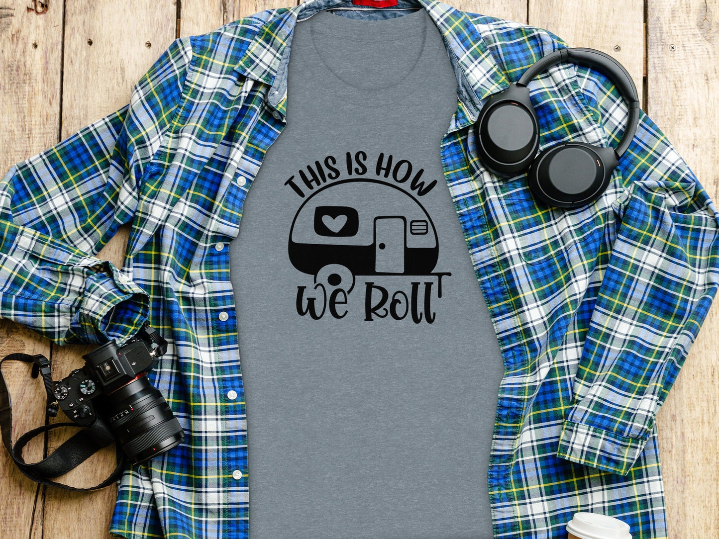 This is How We Roll Camper Graphic For Adventurers T-Shirt