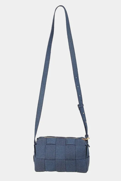 Fame Woven Crossbody Bag With Adjustable Strap For All Looks