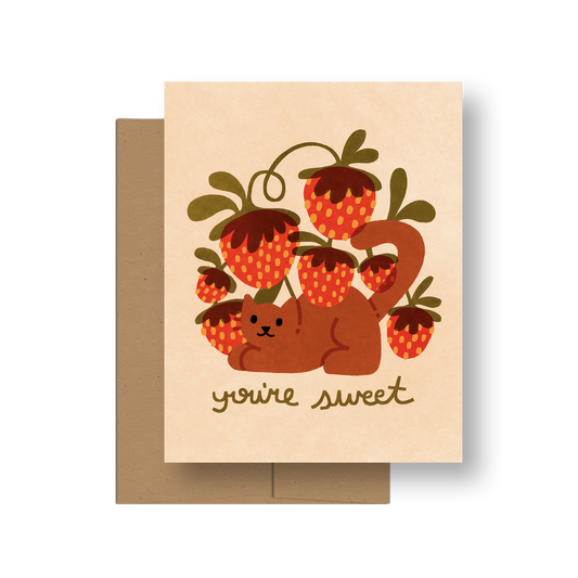 Sweet — A2 Greeting Card