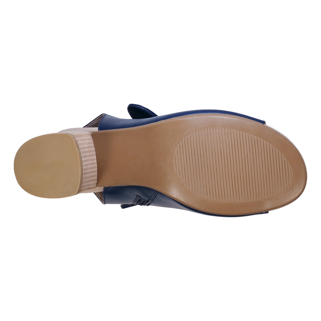 Women's Kimora Navy Heeled Sandals