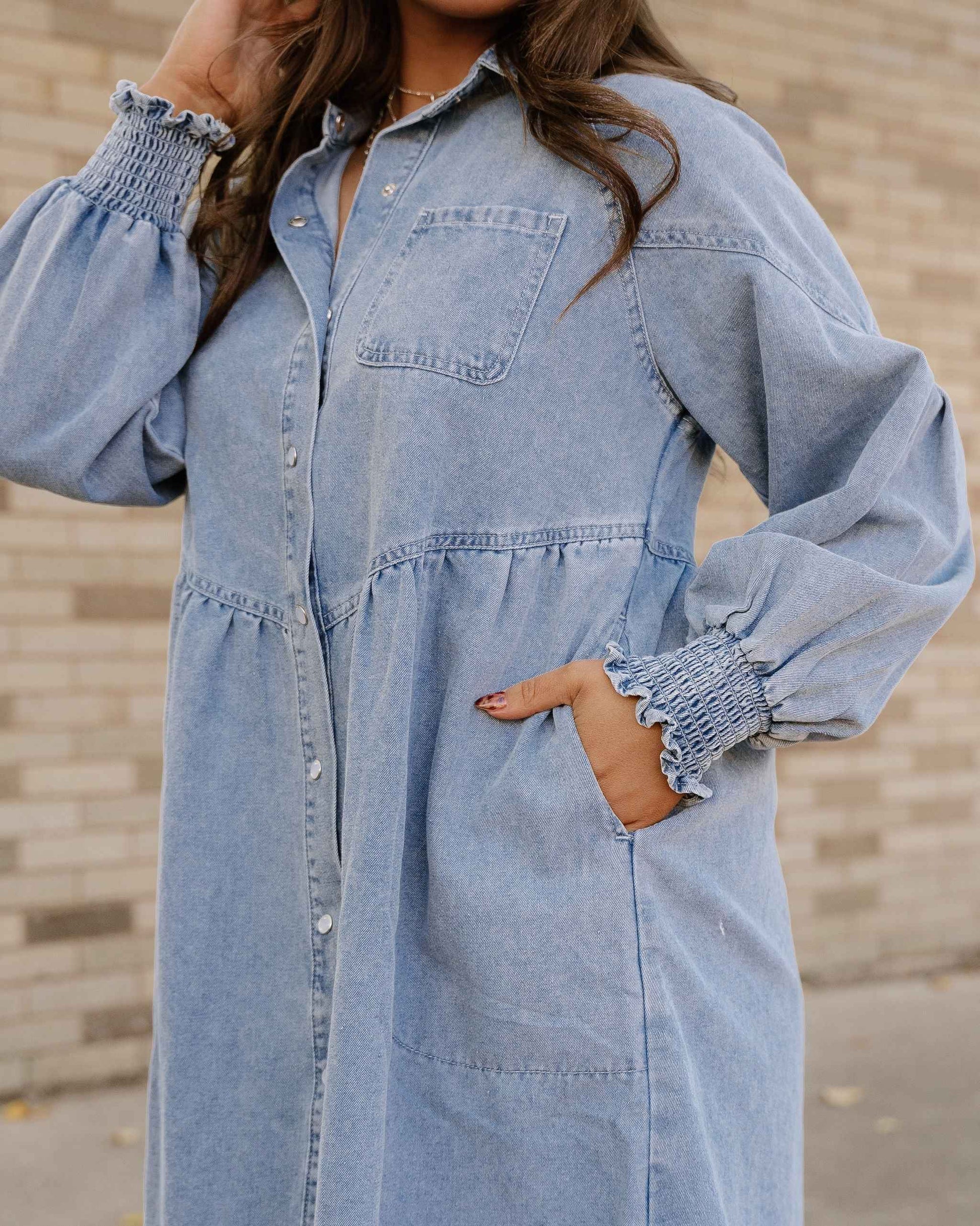 Tatum Dress - Beau Blue
