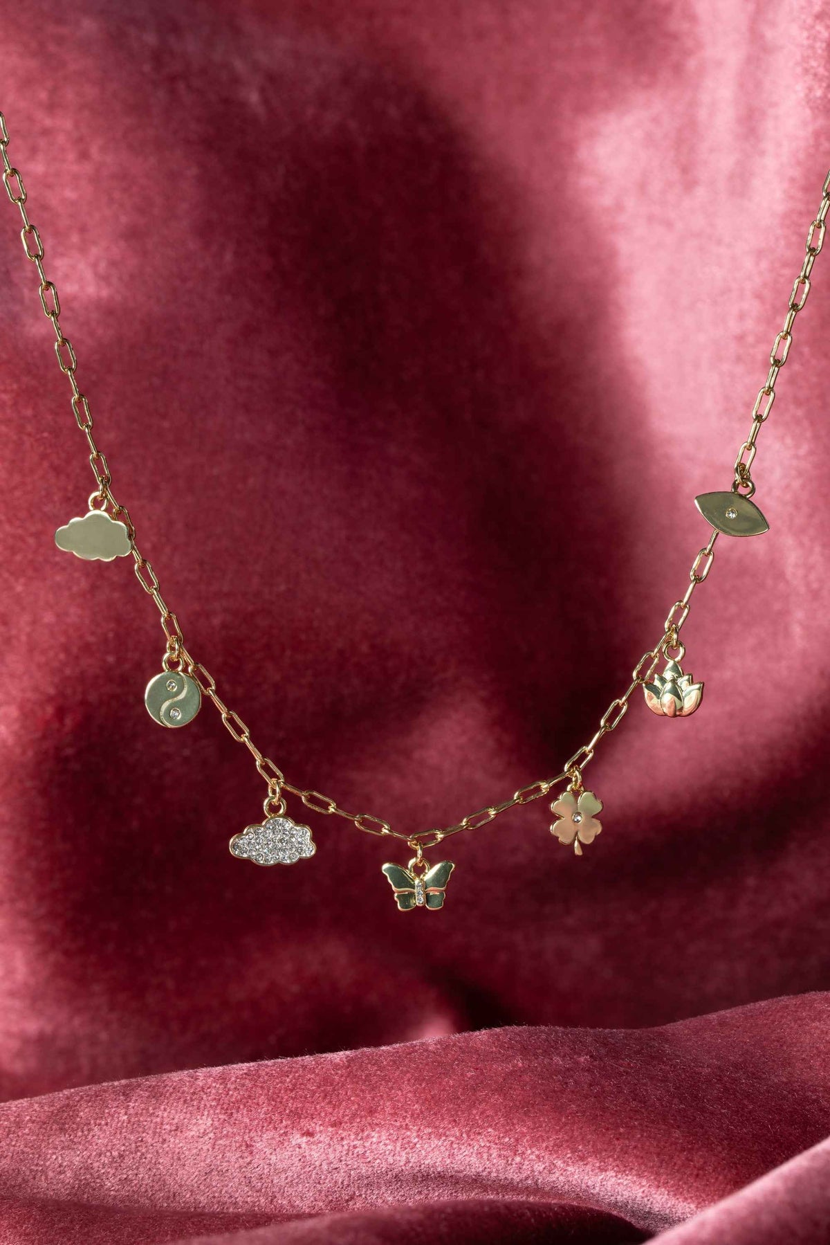 Silver Linings Charm Necklace