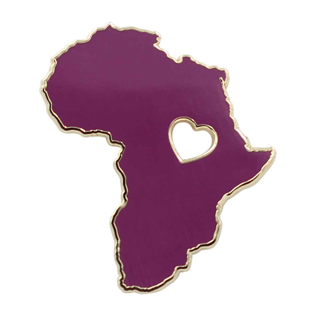 Heart of Africa Pin – Black Lives Matter - Black Panther Enamel Pin