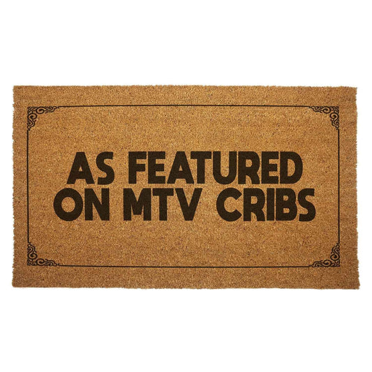 As Featured on Cribs Door Mat