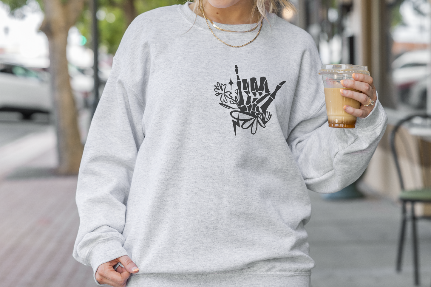 Homebody Skeleton Gildan Sweatshirt