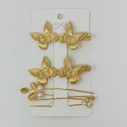 Antique Garden Hair Clip Set