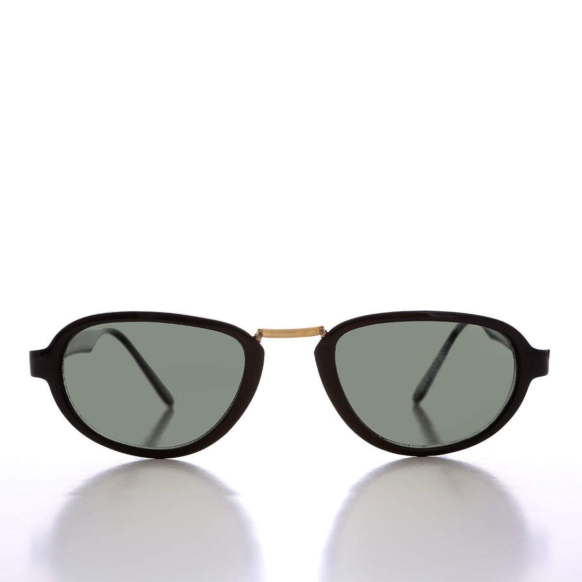 Minimalist Sunglasses with Metal Bridge - Bell