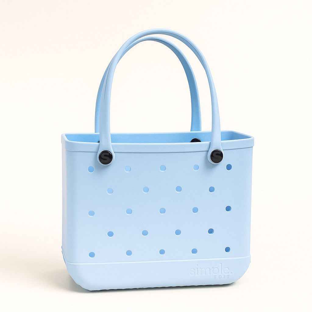 Everyday Medium EVA Tote – Blue Skies | Waterproof, Lightweight Everyday Tote Bag