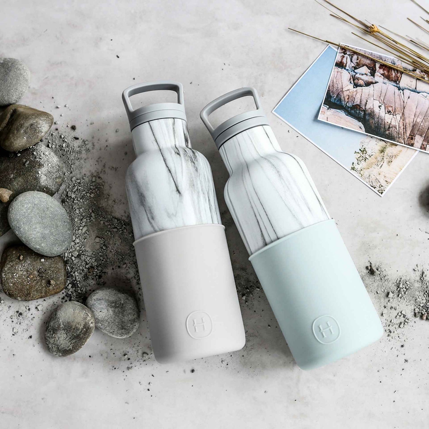 White Marble-Cloudy Grey 16 Oz