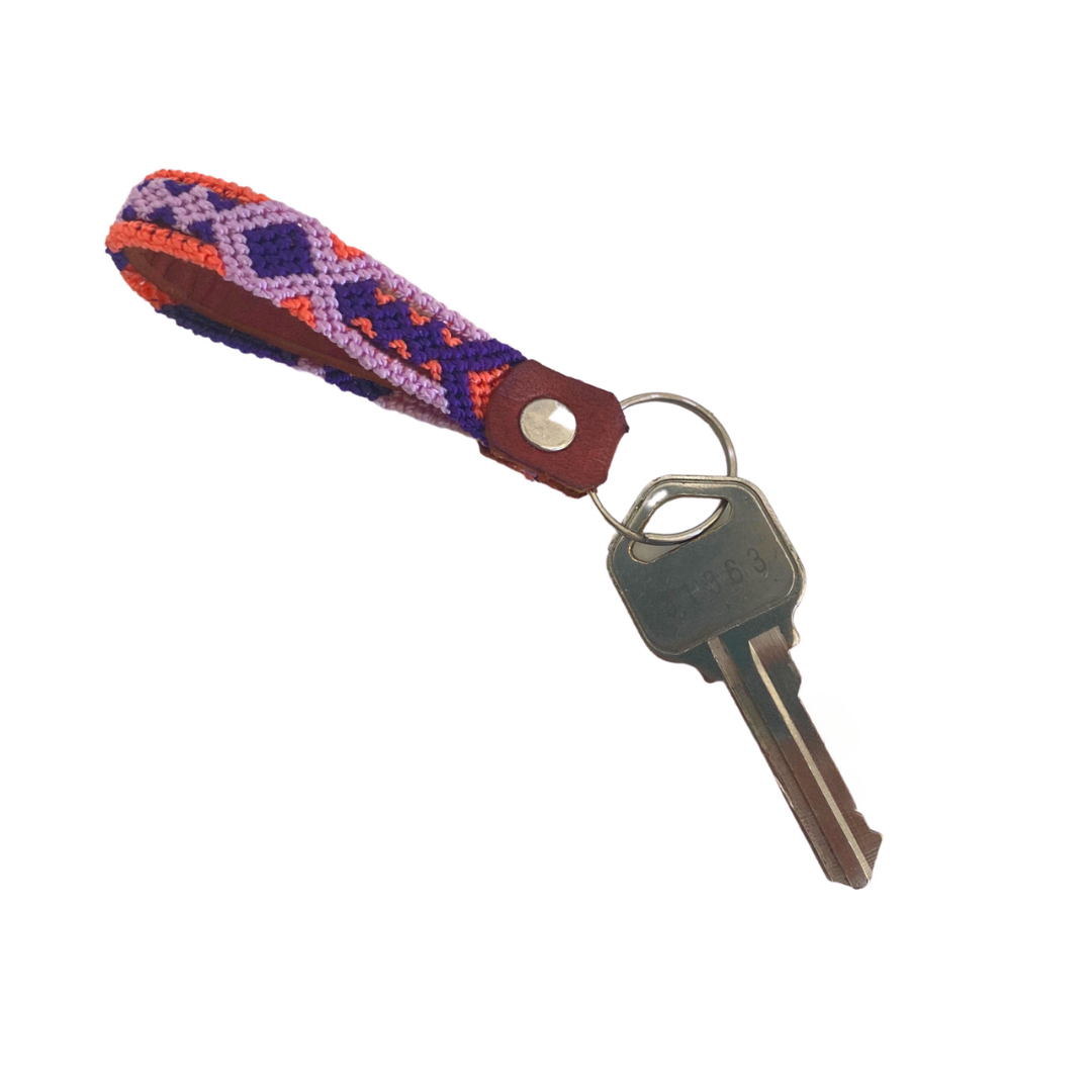 Friendship Leather Loop Key Chain - Mexico