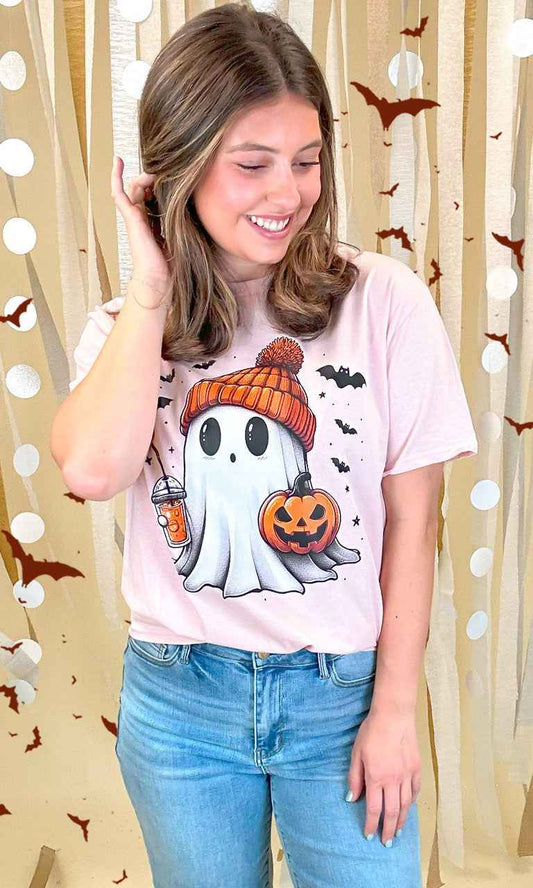 Batty Ghost Graphic T-Shirt