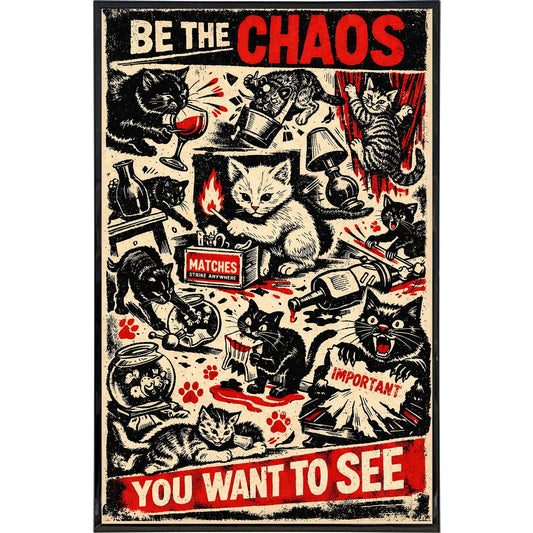 Be the Chaos You Want to See Print