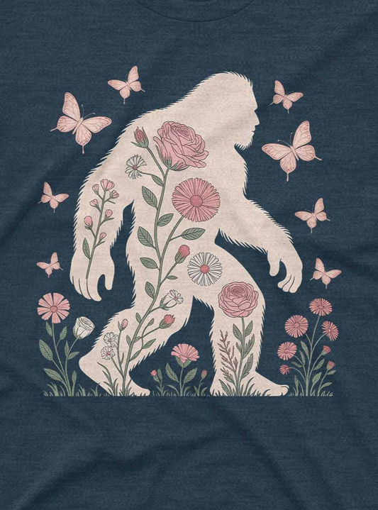 Floral Bigfoot Tee