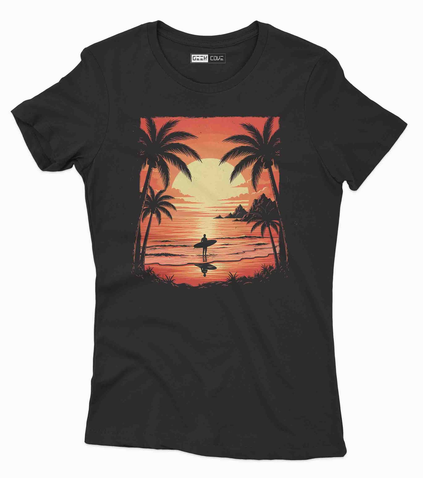 Retro Sunset Surf Tee