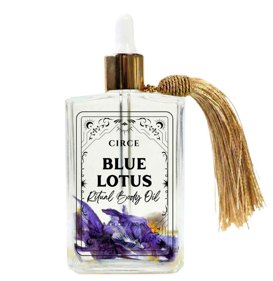 Blue Lotus Ritual Body Oil – Peace, Dreams & Spiritual Connection | Multi-Use Oil