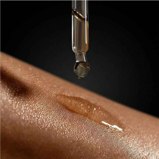 Citrine Gemstone Body Oil — Abundance & Prosperity Shimmer Oil with Patchouli & Pineapple