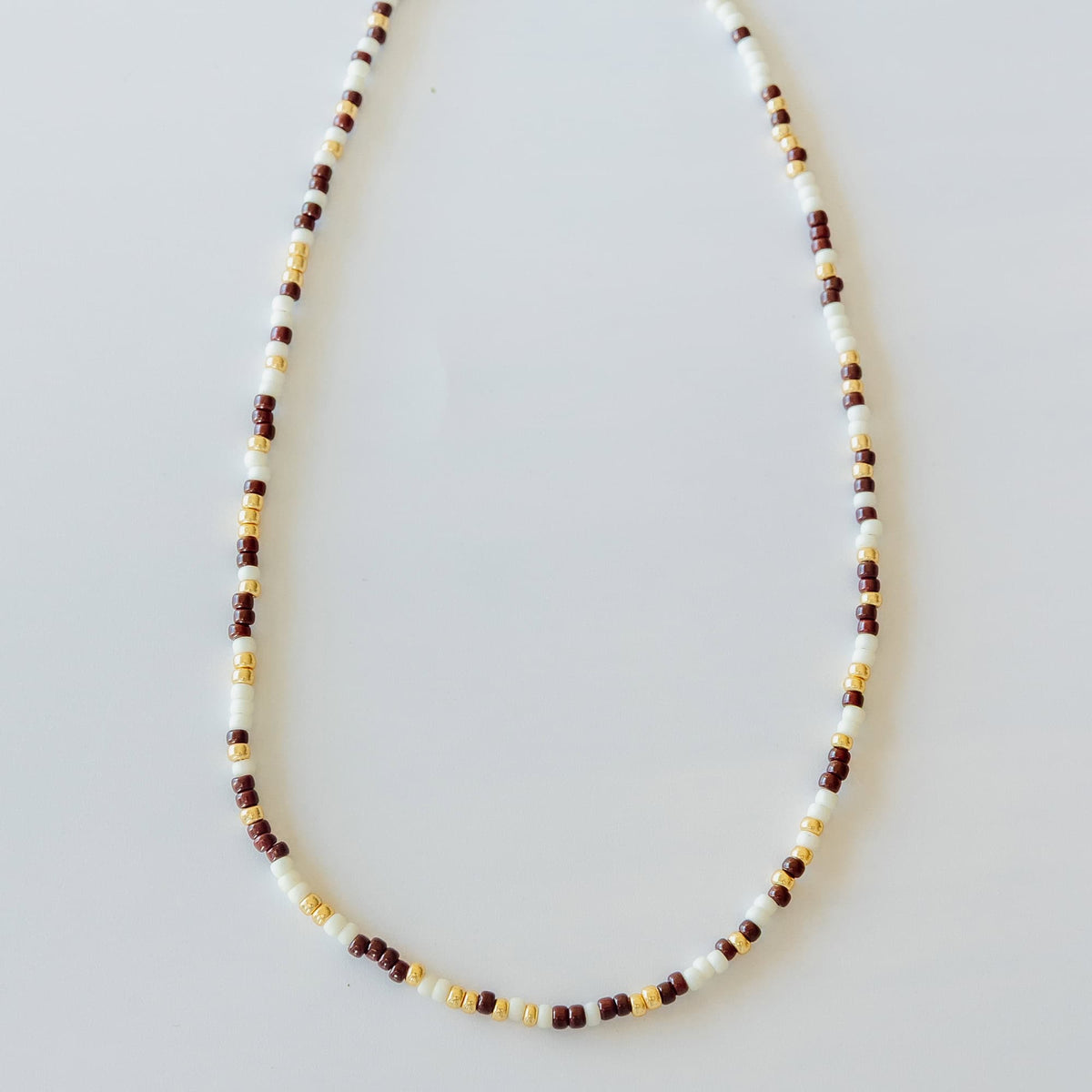 Chocolate Neve Beaded Necklace