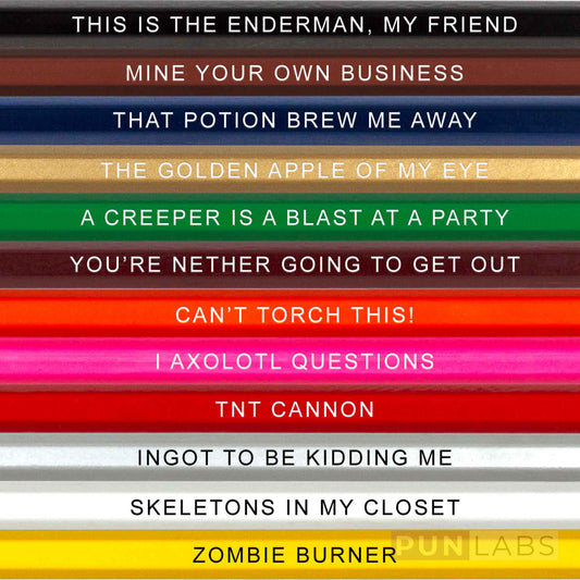 Colorcraft Colored Pencil Set for Fans of Minecraft