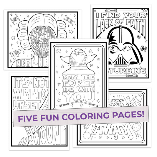 Color Wars Bundle Colored Pencils & Coloring Pages