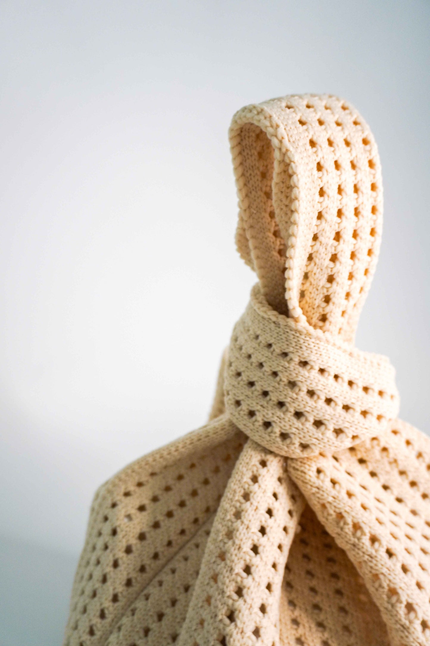 Oat Crochet Handbag
