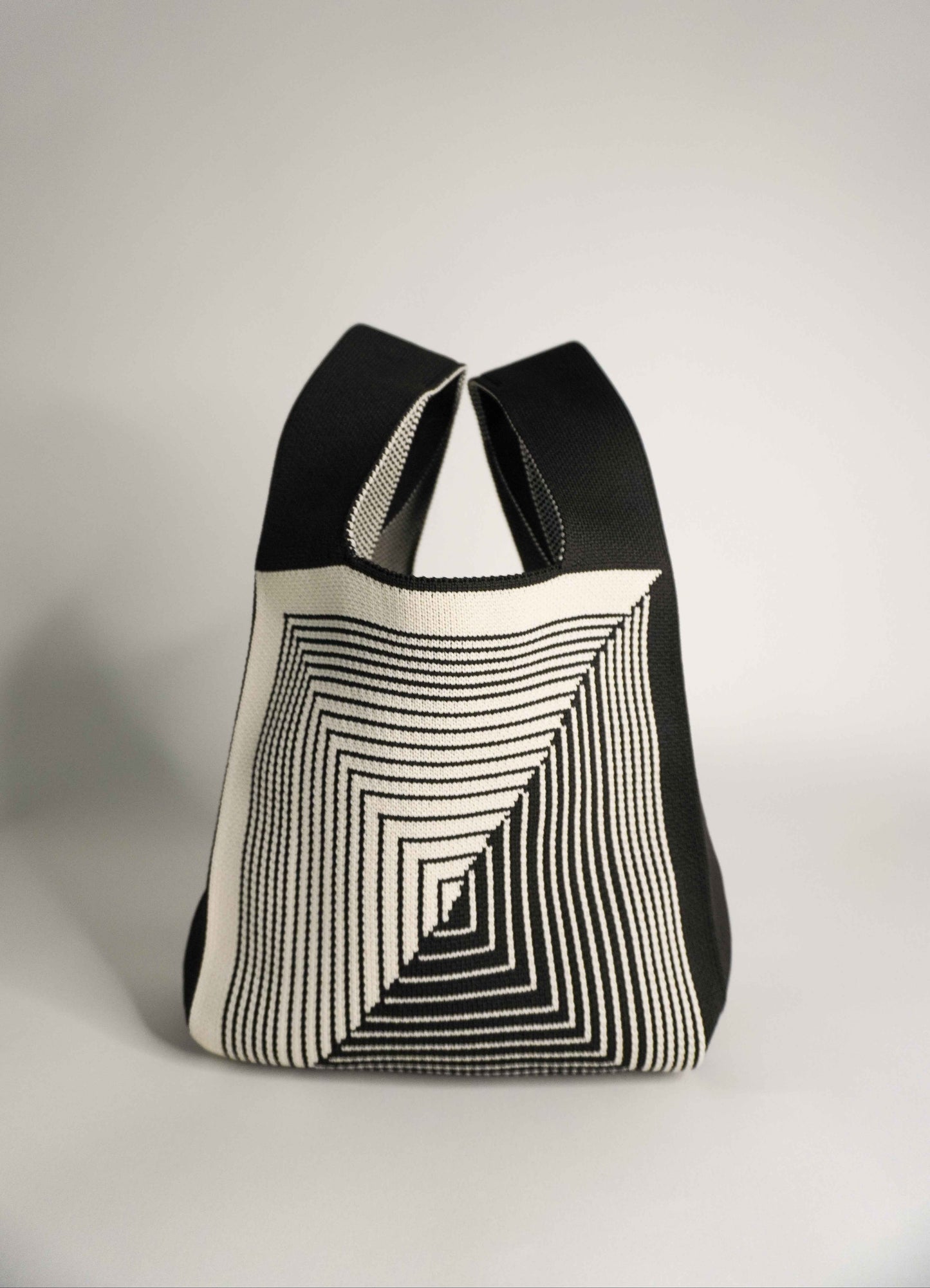 Labyrinth Black Handbag