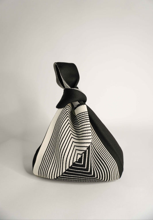 Labyrinth Black Handbag