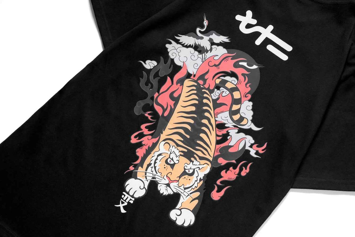 YeT029 Pouncing Fiery Tiger Tee