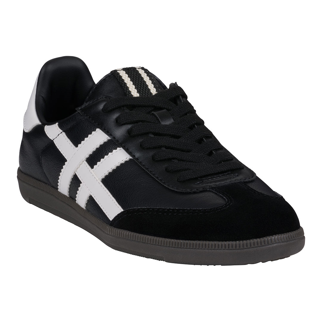 Women's Dakkah Black Lace Up Sneaker