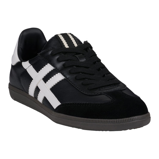 Women's Dakkah Black Lace Up Sneaker