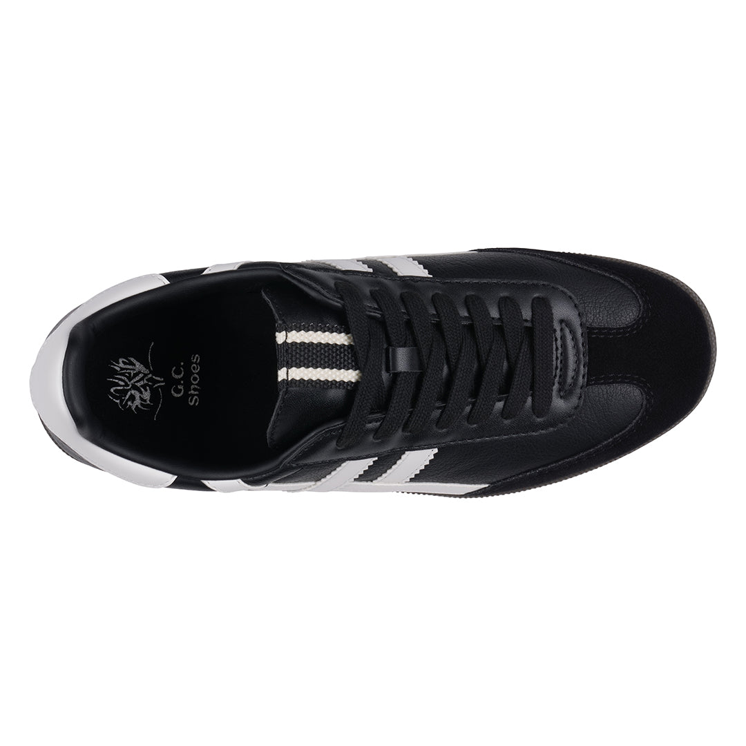 Women's Dakkah Black Lace Up Sneaker