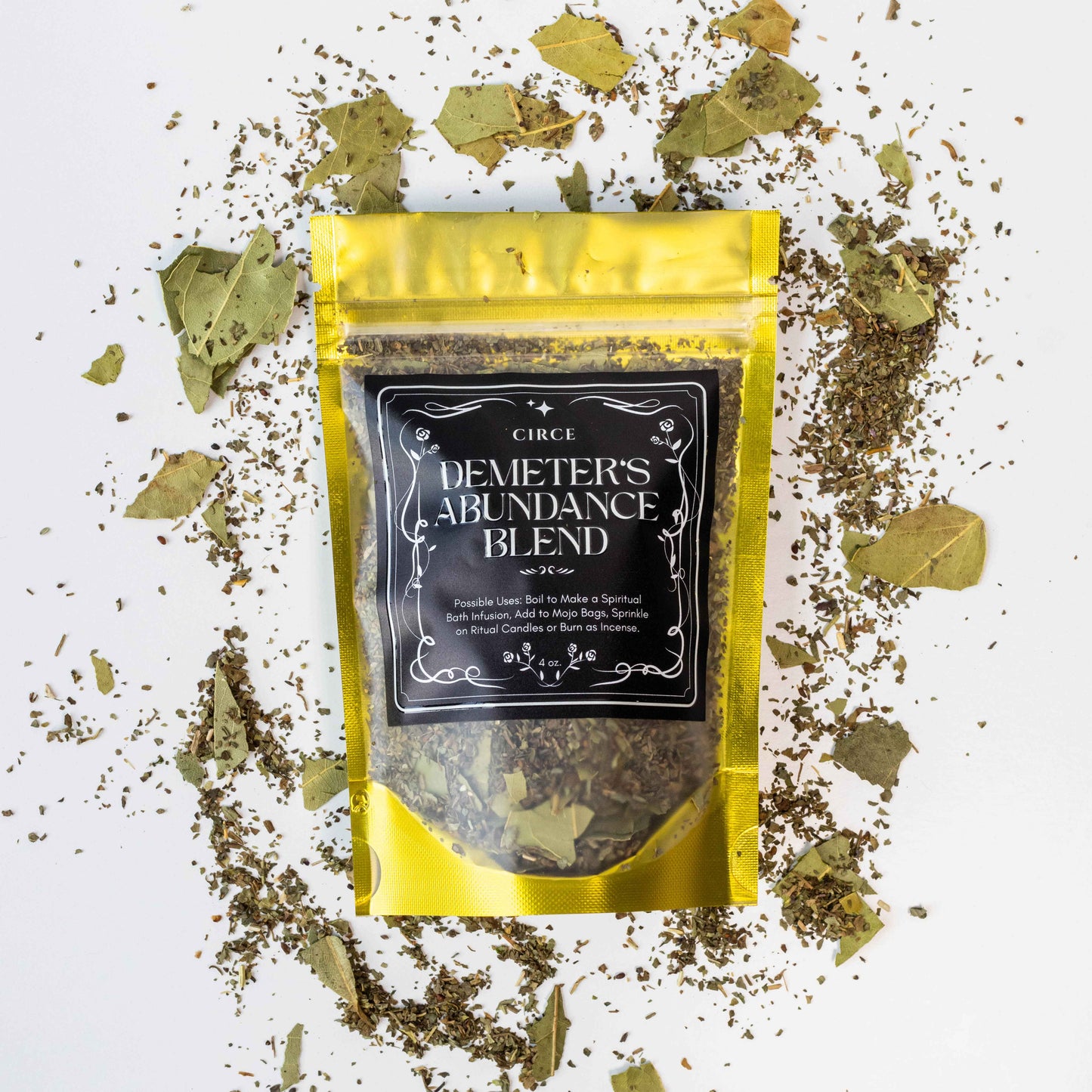 Herbal Ritual Blend – Four Intention Herbs for Cleansing, Love & Prosperity